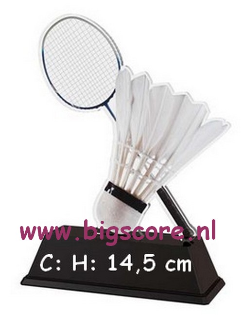 Badminton BAD-04 Acryl LAATSTE OP=OP!!